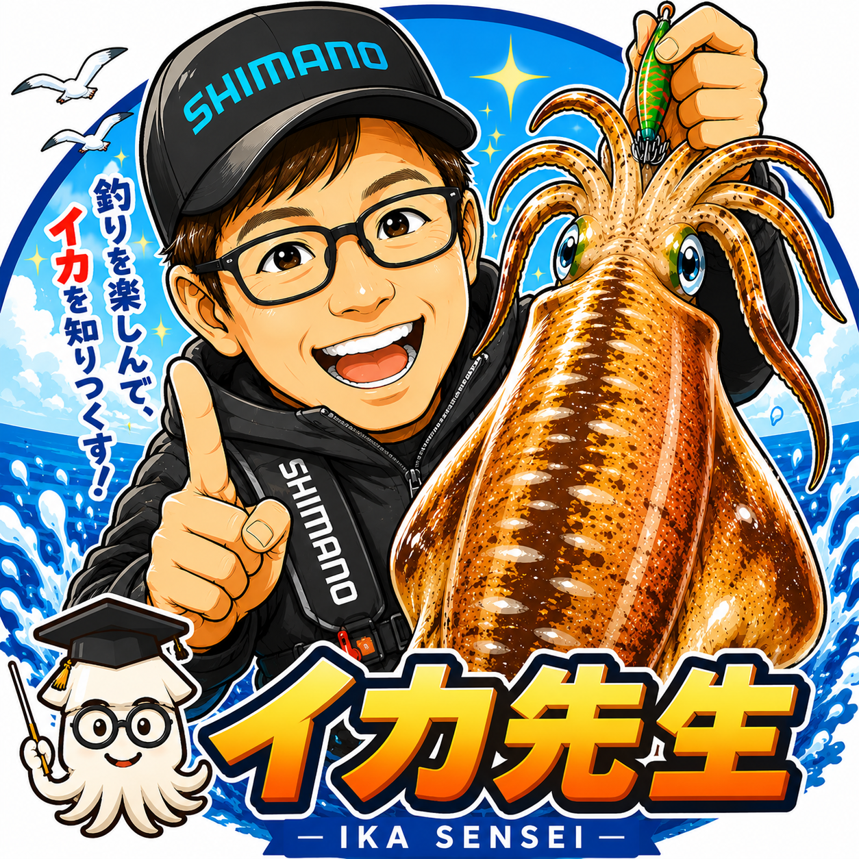 富所潤（イカ先生）
